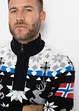 Maglione norvegese con colletto e zip, bpc selection