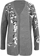 Cardigan con paillettes, bonprix