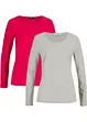 Maglia a maniche lunghe (pacco da 2), bonprix