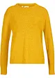 Maglione melange con scollo rotondo, bonprix