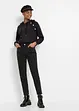 Pantaloni elasticizzati con strass, RAINBOW