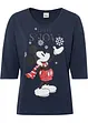 Maglia con stampa Mickey Mouse e maniche a 3/4, Disney