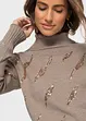 Maglione con paillettes, bonprix