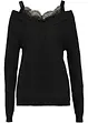 Maglione traforato con pizzo, BODYFLIRT
