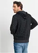 Felpa con zip e cappuccio, bpc bonprix collection