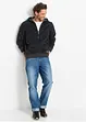Felpa con zip e cappuccio, bpc bonprix collection