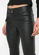 Pantaloni in similpelle stile biker, bonprix