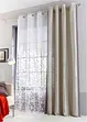 Tenda  in tessuto devoré con foglie (pacco da 1), bonprix