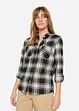 Camicia a quadri in cotone, bonprix