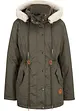 Parka imbottito con ecopelliccia, bonprix