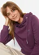 Felpa con cappuccio e tasche a marsupio, bonprix