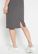 Gonna elasticizzata di jersey (pacco da 2), bonprix