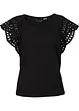 Maglia con ricami traforati, bonprix