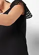 Maglia con ricami traforati, bonprix