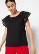 Maglia con ricami traforati, bonprix