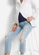 Jeans prémaman cropped strappati, bonprix