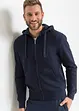 Felpa con zip e cappuccio (pacco da 2), bonprix