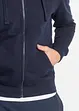 Felpa con zip e cappuccio (pacco da 2), bonprix