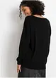 Maglione oversize con scollo a V, bonprix