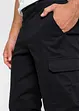 Pantaloni cargo elasticizzati termici regular fit, straight, bonprix