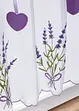 Tenda a vetro con lavanda ricamata, bonprix