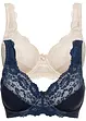 Reggiseno minimizer con ferretto (pacco da 2), bonprix