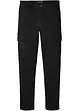 Pantaloni cargo elasticizzati slim fit straight, bonprix