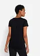 T-shirt in cotone biologico con cuore, bonprix
