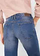 Jeans elasticizzati a gamba larga vita media, bonprix