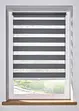 Tenda a rullo doppia effetto lino senza cordicella, bonprix