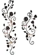 Portacandele da parete con rose (set 2 pezzi), bpc living bonprix collection