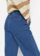 Jeans elasticizzati wide leg, vita media, bonprix