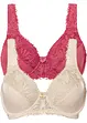 Reggiseno minimizer con ferretto (pacco da 2), bonprix