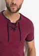 T-shirt con stringatura in cotone biologico, bonprix