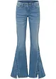 Jeans bootcut in cotone biologico, a vita bassa, RAINBOW