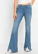 Jeans bootcut in cotone biologico, a vita bassa, RAINBOW