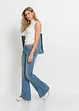 Jeans bootcut in cotone biologico, a vita bassa, RAINBOW