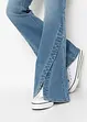 Jeans bootcut in cotone biologico, a vita bassa, RAINBOW