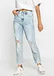 Mom jeans con effetto sdrucito, bonprix