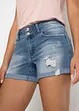 Shorts di jeans, a vita media, bonprix