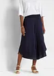 Pantaloni culotte al polpaccio in viscosa, bonprix