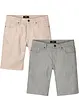 Bermuda elasticizzati, regular fit (pacco da 2), bonprix
