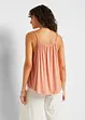 Top con spalline sottili in viscosa fluente, bonprix