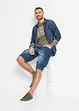 Bermuda cargo in jeans, relaxed fit, bonprix
