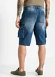 Bermuda cargo in jeans, loose fit, bonprix