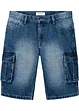 Bermuda cargo in jeans, loose fit, bonprix