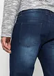 Bermuda di jeans elasticizzati con cavallo rafforzato, regular fit, bonprix