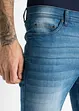 Bermuda di jeans elasticizzati con cavallo rafforzato, regular fit, bonprix