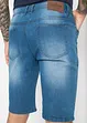 Bermuda di jeans elasticizzati con cavallo rafforzato, regular fit, bonprix