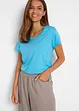 Pantaloni cropped in misto lino e cotone, bonprix